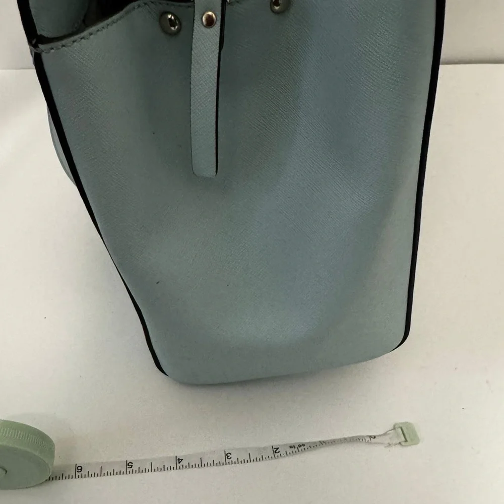 Kate Spade Tote Bag Newbury Lane Miles Saffiano Leather 3 Compartment w/ Wallet